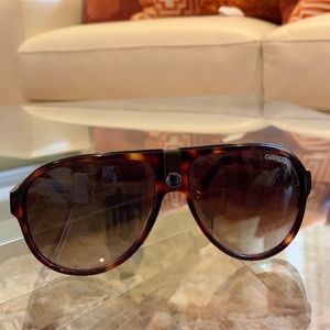 Carrera Brown Tortoise Aviator Frames